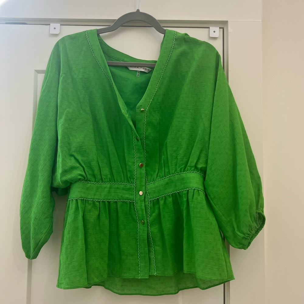 Trina Turk Green Blouse